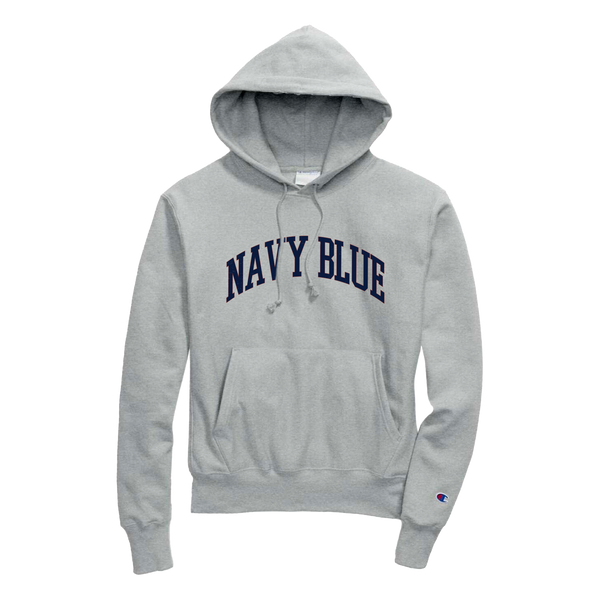 Navy's Reprise Grey Hoodie – Navy Blue